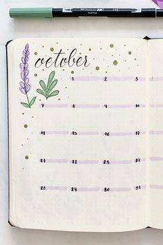 October Monthly Spread, Monthly Spread Ideas, Minimalist Bullet Journal, Crazy Laura, Bullet Journal Month, Bullet Journal Monthly Spread, Bullet Journal Spreads