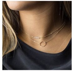 ♥ Put a smile on her face with our Double Layered Choker Necklace in Gold Plating ♥    ♥ This adorable piece brings together a beads necklace with an O ring necklace. ♥  0 R I N G. * N E C K L A C E  /  B E A D S. * N E C K L A C E * Chain Type: Link Chain * Necklace Length: Beads Necklace 15 in (38cm) + 2 in (adjustable) / Circle Necklace 16.5 in (42cm) + 3.15 in(adjustable) * Pendant Size: Beads 20mm x 3mm / Circle 15mm x 15mm * Plating: 14K Gold Plated * Shape\pattern: Circle * Jewelry Main Material: Stainless Steel * Occasion: Anniversary, Engagement, Gift, Party, Wedding * All our jewelry is custom made by hand with Love and Care in our workshop ♥ O T H E R ∙ I N F O R M A T I O N * The length option is the TOTAL chain length (including the charm).  * All items are nicely packaged rea Jewelry Necklace Simple, Necklaces Simple, Choker Pearl, O Ring Choker, Necklace Combo, Day Collar, Layered Choker Necklace, Pearl Chain Necklace, Gold Coin Necklace