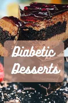 Sweets For Diabetics, Sugar Free Desserts Easy, Low Sugar Desserts, Sugar Free Baking, Sugar Free Treats, Sugar Free Sweets, Healthy Recipes For Diabetics