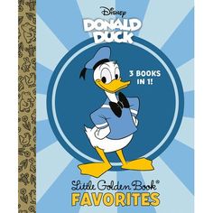 donald duck 3 books in 1 little golden book favorites