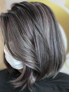 Natural White Hair, Black And Grey Hair, Grey Hair Care