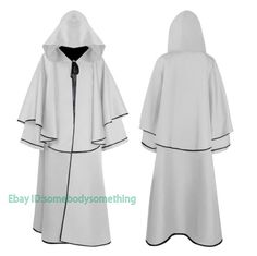 Men Hooded Wizard Cloak Robe Cloak Medieval Retro 5 Colors   Color: Coffee Black Blue Red White Size:S-2XL Material:Polyester       Payment 1. Payment must be made within 7 days of auction closing (Unpaid dispute will automatically open when item is not paid in 7 days). 2. PLEASE NOTE: SHIPPING&HANDING DOES NOT INCLUDE DUTIES, LOCATL TAXES OR ANY OTHER IMPORTATION FEES. 3. Please list your special requests (color, packages, value of declaration, etc.) in the EBAY NOTES SECTION when you make paym Medieval Cloak, Gothic Medieval, Halloween Ball, Performance Stage, Hooded Robe, Costume Parties, Hooded Cloak, Plague Doctor, Vintage Punk