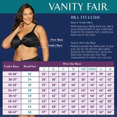 It's easy to see the benefits of this women's Vanity Fair full-figure bra. Featuring a back-smoothing design and floral lace center, this women's Vanity Fair bra is sure to become a foundation favorite. Click on this INTIMATES & SLEEPWEAR Guide to find the perfect fit and more! Embroidered floral lace center Back-smoothing design Leotard back styling Slightly padded cups Wide, adjustable shoulder straps Underwire 3-row hook-and-eye back closure for sizes 36-42C, 36-38D, 36DD 4-row hook-and-eye b Take Care Of Your Mind, Hair Care Essentials, Vanity Fair Bras, Health Essentials, Petite Clothes, Bra Size Calculator, Minimizer Bra, Busted Band, Bra Items