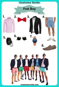 men's clothing guide for the first boy from costume hub on etsyle