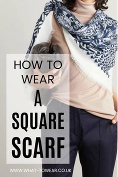 Timeless Moodboard, Tie A Square Scarf, Square Scarf How To Wear A, Square Scarf Outfit, Tie A Silk Scarf, Scarf Tying Tutorial, Capsule Fashion, Square Scarf Tying, Silk Scarf Outfit