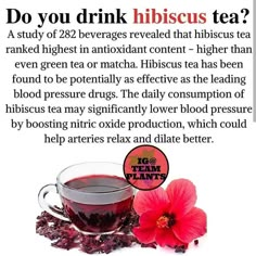 Pinterest @cmaries25 Flower Tea Benefits, Tea Benefits Health, Hibiscus Tea Benefits, Hibiscus Flower Tea, Patties Recipe, Hibiscus Tea, Tea Benefits, Healing Food, Juice Recipes