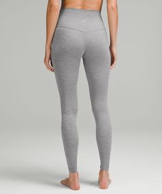 When Feeling Nothing Is Everything. The Lululemon Align Collection, Powered By Nulu Fabric, Is So Weightless And Buttery Soft, All You Feel Is Your Practice. Designed For Yoga. Full Length Intended To Sit At Ankle. Hidden Waistband Pocket Fits A Card Or A Key, And Wont Get In Your Way. This Collections Great For Low-Impact Workouts Like Yoga, Or Whenever You Want To Feel Really, Really Comfortable. | lululemon Align™ High-Rise Pant 28" Grey Lululemon Leggings, Shopping Wishlist, Low Impact Workout, Lululemon Align, High Rise Pants, Grey Leggings, High Rise Leggings, Lululemon Leggings, Tight Leggings