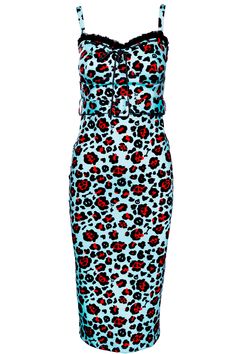 This item is for PRE-ORDER. Pre-Orders close April 10th, Shipments are estimated June 2024. Embrace your wild side with our Love Bites Pencil Dress, designed to make a bold statement wherever you go. Available in custom Leopard Print designs from Jessica Louise. Featuring a sweetheart bust-line adorned with ruffled details and a charming ribbon bow accent, this dress exudes Bad Girl Glamour. We've enhanced the cup sizing to ensure a perfect fit, so you can feel confident and comfortable all day Romper Men, June Dress, Blue Skull, Love Bites, Blue Skulls, Retro Pin Up, Stock Clearance, Ribbon Bow, Pencil Dress