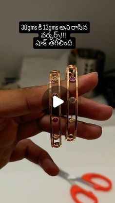 Sreshta Lightweight Jewellery on Instagram: "#jewellery #vijayawada #goldjewellery #jewelrydesigner #gold #goldnecklace #lightweight #lightweight #women #saving 

Rose gold bangles in 13gms weight with hallmark" Rose Gold Bangles, Lightweight Jewellery, Rose Gold Bangle, Light Weight Jewelry, Gold Bangles, Hallmark, Gold Jewelry, Gold Necklace, Jewelry Design