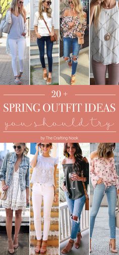 20+ Pretty Spring Outfit Ideas you Should Try. The Crafting Nook Trendy Long Spring Sweater, Cute Long Sleeve Spring Cardigan, Long Sleeve T-shirt For Casual Spring Gatherings, Warm Long Sleeve Spring Cardigan, Fun T-shirt For Day Out In Spring, Creative Outfit Ideas, Women Long Sleeve Dress, Cute Spring Outfits, Trendy Swimwear