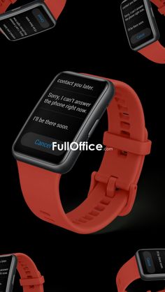 smart watch smartband huawei reloj inteligente rojo Huawei Watch, Smartwatch, Smart Watch