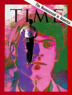 the cover of time magazine with an image of a man