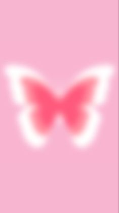 a pink background with a butterfly on it