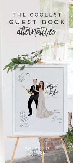 the coolest guest book alternatives for your wedding day by miesha kush