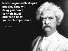 an old black and white photo with a quote from mark twain