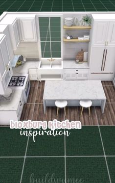 the kitchen is clean and ready to be used in this home decorating project,