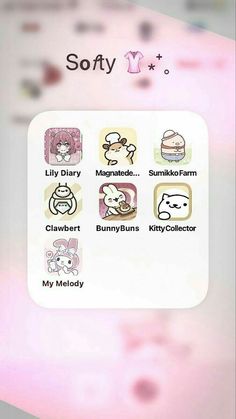 an image of the hello kitty theme on this cell phone screen, which is clearly visible for all of us to see