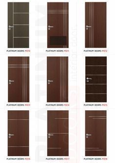 the different types of doors are shown