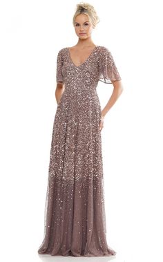 Marsoni MV1259 Dark Taupe Mother Of The Groom Dresses Over 50 Weddings, Champagne Formal Dresses, Modest Formal Dresses, Light Blue Prom Dress, Sequin Evening Dress, Navy Blue Bridesmaid Dresses, Formal Dresses With Sleeves, Royal Blue Prom Dresses, Exquisite Gowns