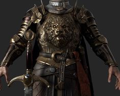 Lannister Armor, Lion Armor, Strength Tarot, Helmet Armor, Costume Armour, Lion Heart, Ancient Armor, Historical Armor, Cosplay Armor