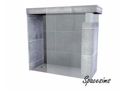 an image of a bathroom setting with shower