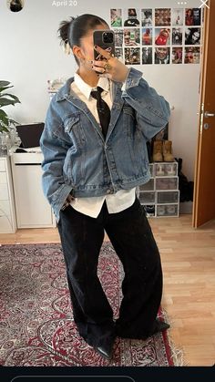 Street Style Outfits Casual, Denim Jacket Outfit, Skandinavian Fashion, Outfit Inspo Casual, Mode Inspo