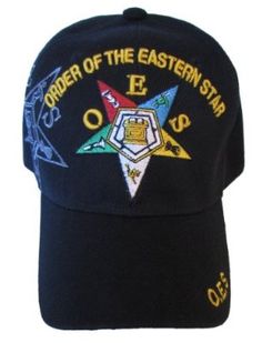 Order of the Eastern Star baseball hat - $15.95 Masonic Order, Baseball Hat, Blue Ocean, Black Blue, Trucker Hat, Blue Black, Baseball Hats