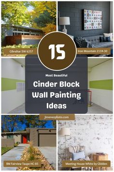 the top 15 most beautiful cinder block wall painting ideas for your home or office in this post