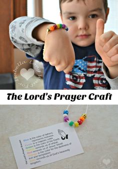 the lord's prayer craft for kids