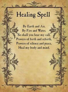 Healing Spell, Kartu Tarot