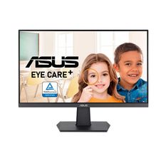 the asus eye care plus monitor is shown with an image of two children on it