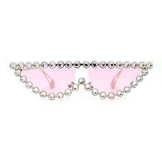 Hot off the runway, these truly unique sophisticated high end fashion shades will bring you the swagger you deserve. Super large rhinestone jewel trim with unique exposed lenses will give you the edge on top of classical cat eye silhouette metal frame base. Truly a daring piece. Made with alloy metal base frame, with 100% UV400 polycarbonate lenses, and reinforced metal hinges. (a890) Lens Width: 55mm Bridge Width: 13mm Temple Length: 145mm Lens Height: 29mm Size: 6" (152mm) x 1 5/8" (42mm).  Co Eye Silhouette, Fashion Shades, Sunglasses Silver, Metal Hinges, High End Fashion, Metal Base, Cloth Bags, Cat Eye Sunglasses, Cat Eye