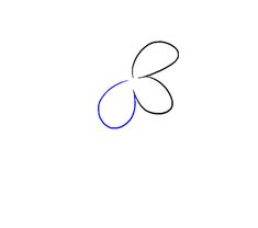 the letter b is made up of two circles with one circle at the bottom and one in the middle