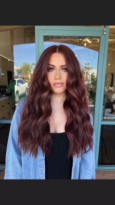 Hair Color Inspiration, Baylage Hair, Dark Auburn Hair, Amber Hair