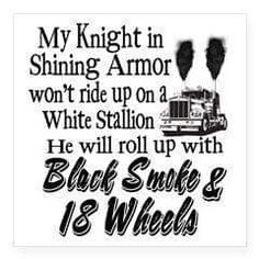 a black and white poster with the words, my knight in shining armor won't ride up on a white stallion