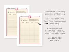 two printable timesheets are shown with the same time and date on them