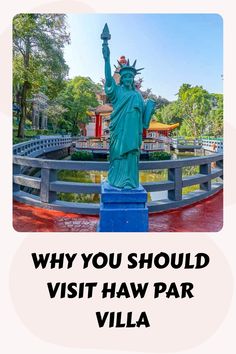 Learn why you should add Haw Par Villa to your Singapore itinerary. Save this pin and check out the blog for more details!