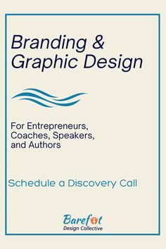 the cover of branding and graphic design for entrepreneurs, coaches, speakers, and authors