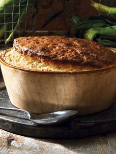 a close up of a casserole on a table