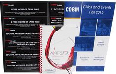 the wine guide book is open and ready to be used as a brochure