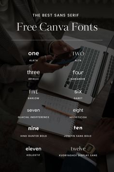 the best sans serif font for free canva fonts, also available in multiple languages