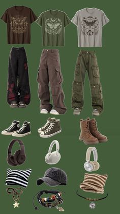 Goblincore Outfits, Grunge Fits, Alt Clothes, Earthy Outfits, Casual Style Outfits