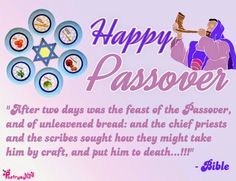 a happy passover card with an image of a man holding a stick and the words,