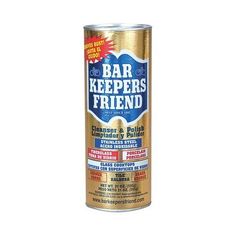 a can of bar keepers friend cleaner and polish