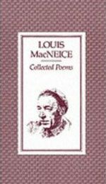 the front cover of louis manencce's collected poem, with an image of a