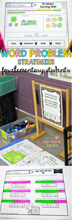 the word problem worksheet for elementary students to practice their spelling and writing skills