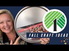 a woman holding up a pizza box with the word fail craft ideas written on it