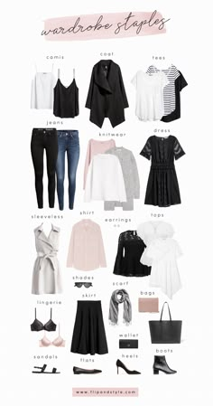 Wardrobe Staples For 2018 Types Of Clothes, Winter Capsule Wardrobe, Clothes And Shoes, Capsule Outfits, Fashion Capsule, Minimalist Wardrobe