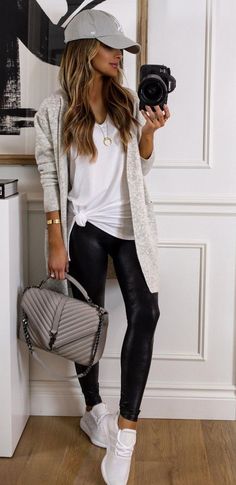 Look Legging, Elegante Casual, Mode Casual, Mode Inspo, Looks Chic, Fall Fashion Outfits, Casual Fall Outfits