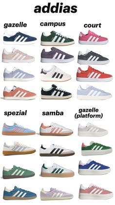 Back To School Shoes Adidas, What To Wear With Adidas Shoes, Addidas Shoes Outfits Summer, Cute Shoes For Back To School, Popular Sneakers 2024, Back To School Shoes 2024, Trending Shoes 2024, 2024 Shoes Trends Women, Adidas Campus Outfit